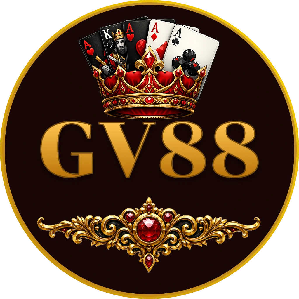 Stylish live casino dealer in a red dress standing by a roulette table with glowing lights reflecting the premium GV88 live casino atmosphere for players in Bangladesh